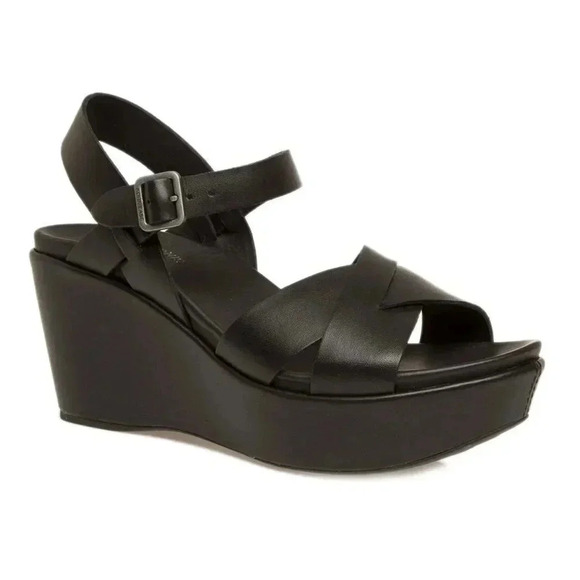 Kork-Ease Ava 2.0 Wedge Leather Sandals - Picture 1 of 7